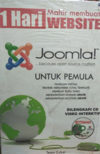 Image of 1 HARI MAHIR MEMBUAT WEBSITE JOOMLA BECAUSE OPEN SOURCE MATTERS UNTUK PEMULA