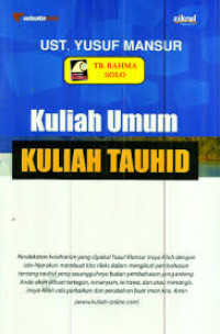 Image of KULIAH UMUM KULIAH TAUHID