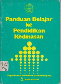 Image of PANDUAN BELAJAR KE PENDIDIKAN KEDINASAN