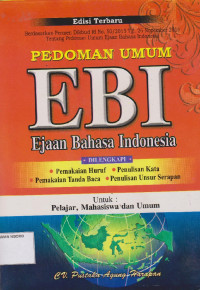 Image of PEDOMAN UMUM EBI EJAAN BAHASA INDONESIA