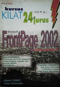 Image of KURSUS KILAT 24 JURUS MICROSOFT FRONTPAGE 2002 DARI MICROSOFT OFFICE XP