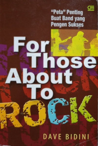 Image of FOR THOSE ABOUT TO ROCK