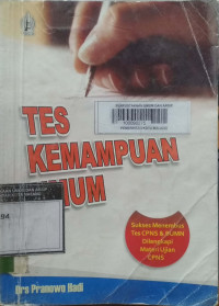 Image of TES KEMAMPUAN UMUM : SUKSES MENEMBUS TES CPNS & BUMN DILENGKAPI MATERI UJIAN CPNS