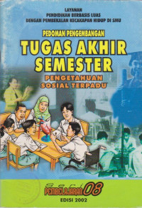 Image of PEDOMAN PENGEMBANGAN TUGAS AKHIR SEMESTER  PENGETAHUAN SOSIAL TERPADU