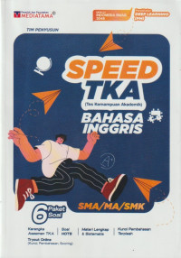 Image of SPEED TKA ( TES KEMAMPUAN AKADEMIK ) BAHASA INGGRIS
