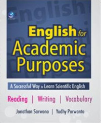 Image of ENGLISH FOR ACADEMIC PURPOSES A SUCCESSFUL WAY TO LEARN SCIENTIFIC ENGLISH